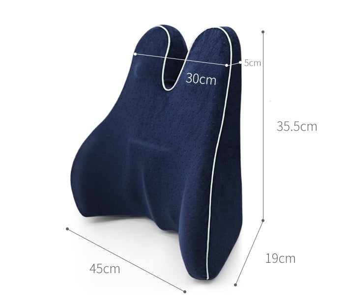 Memory Foam Waist Lumbar Side Support Pillow Spine Coccyx Protect Orthopedic Car Seat Office Sofa Chair Back Cushion