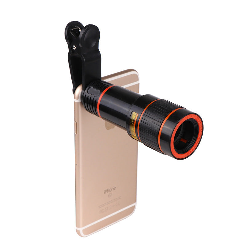 Lente de cámara telescópica retráctil con Clip para teléfono móvil con Zoom para teléfono Galaxy S3 S4 S5 S6 S7 Edge