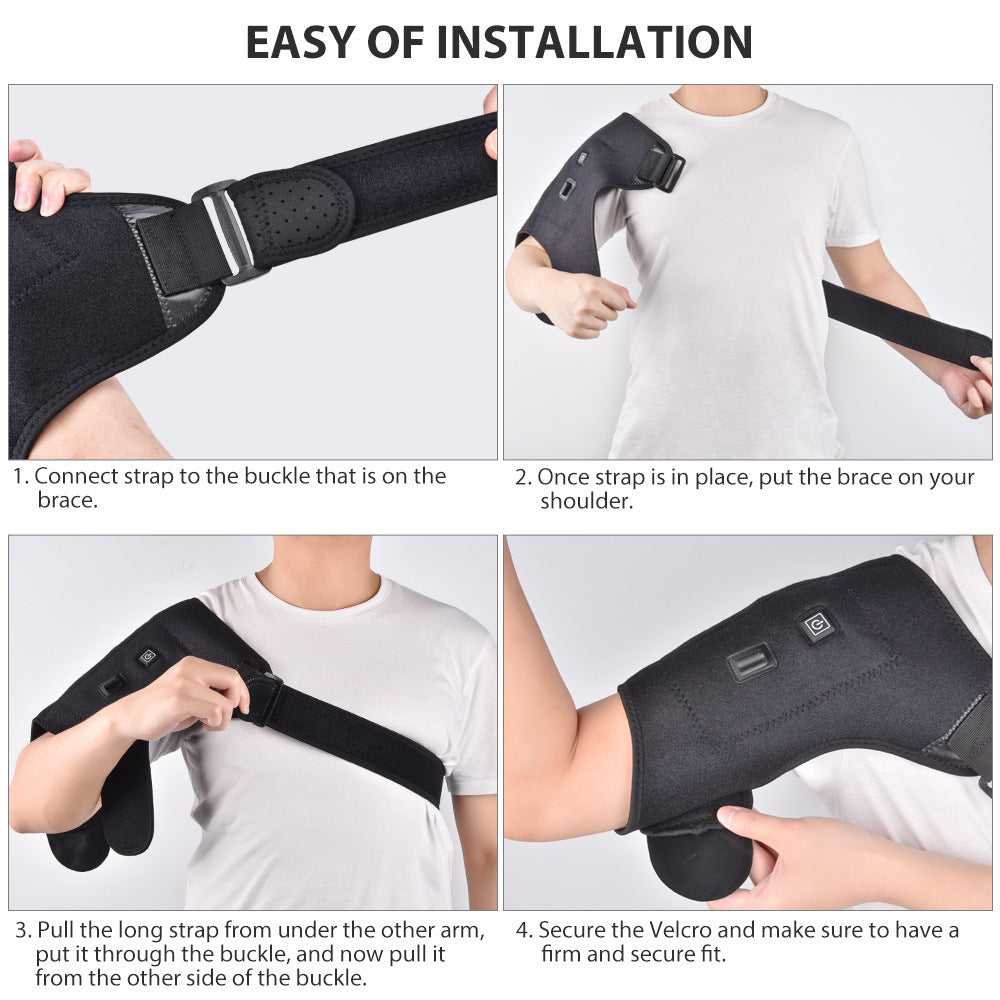 Heat Therapy Hot Adjustable Shoulder Heating Pad For Frozen Shoulder Bursitis Tendinitis Shoulder Brace Tool