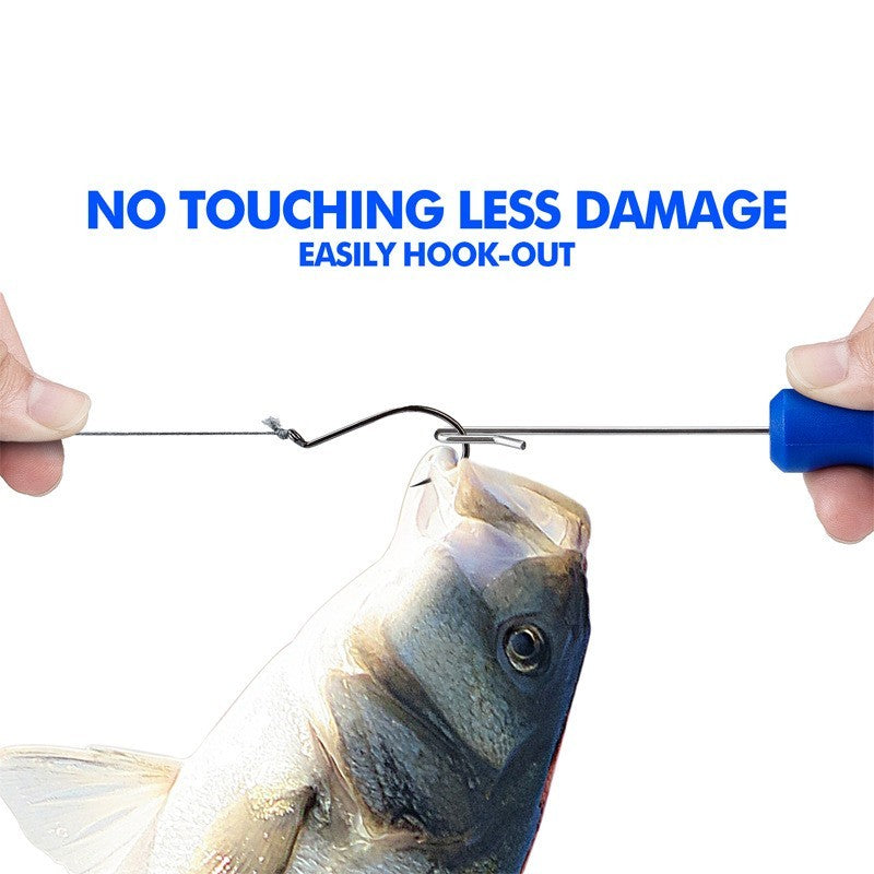 Hook Remover Fishing Lure Hook Tool Deep Throat Multi-function Blind Poke Tripping Gear Hook