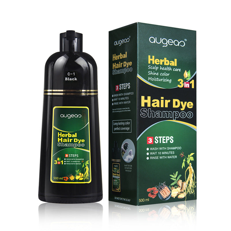 OGE IELTS One Black One Color Hair Dye Herb Essence Extract Not Easy To Touch Scalp Dyeing Hair Cream