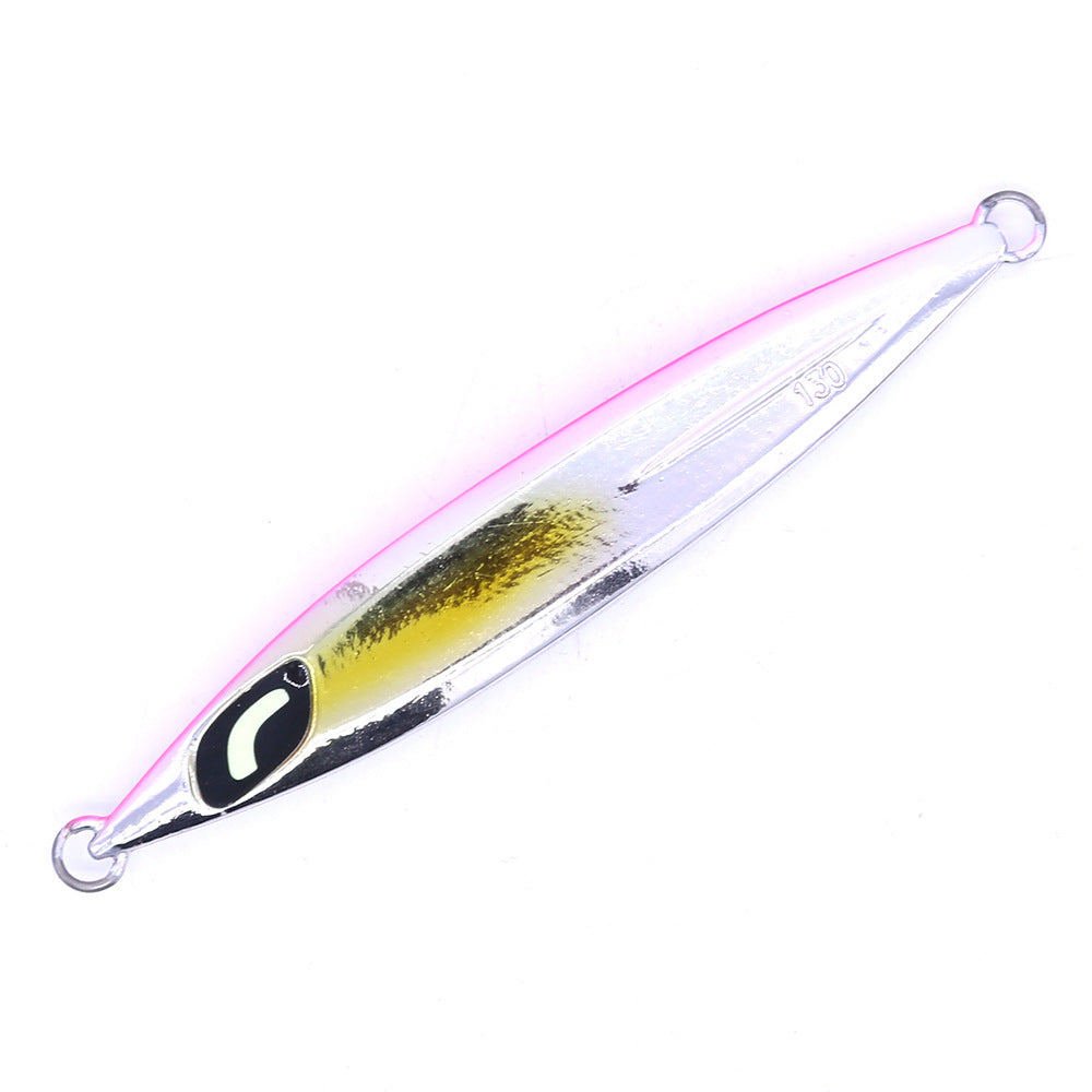 CASTFUN 130g 160g Luminous Eye Deep-sea Boat Lead Fishing Lure Iron Plate Road Sub-bait Bionic Bait