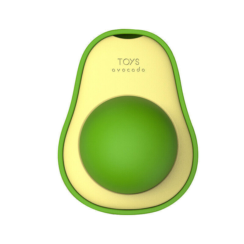 Cute Avocado Catnip Toys Cat Teeth Cleaning Toy Cat Supplies Catnip Mini Cat Treat Toys Interactive Pet Toys Pet Products Pet Avocado Ball Cute Funny Mint Cleaning Teeth Toy For Cat Supplies