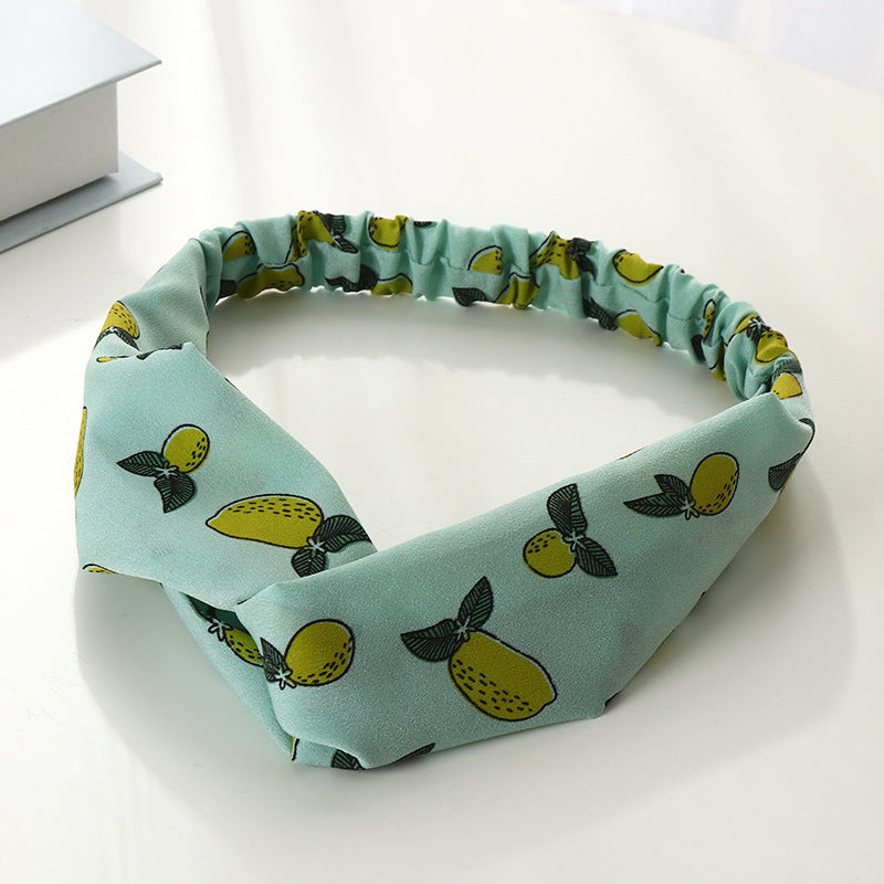 All-match Satin Headband With Wide Side Hair And Headband