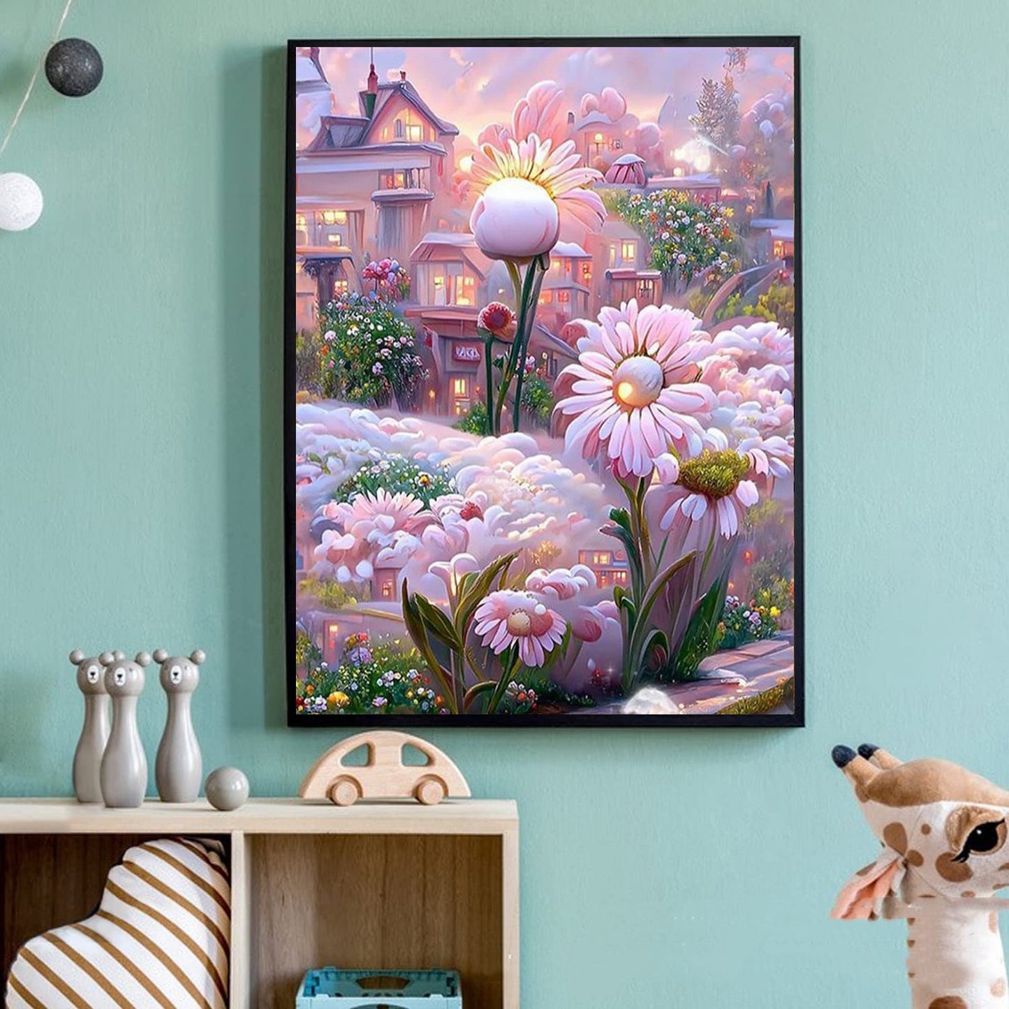 5D Diamond Painting Cure Tulip Flower Decorative Painting