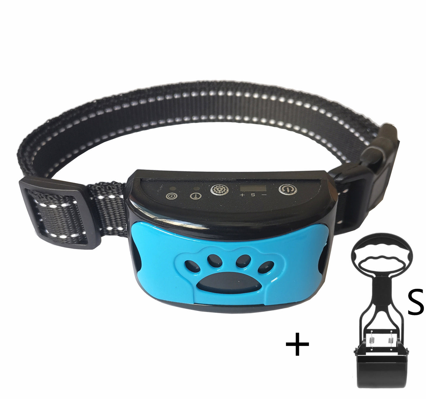 Dog Training Collar Waterproof Electric Pet Remote Control Rechargeable Dogs Trainer Bark Arrester With Shock Vibration Sound