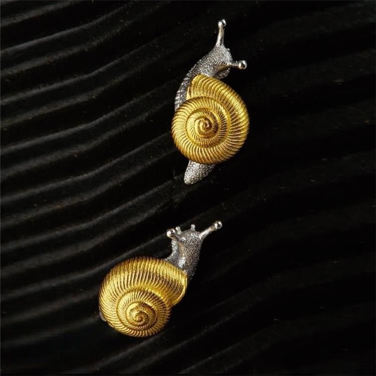 Pendientes con forma de caracol, paquete de un par de personalidad