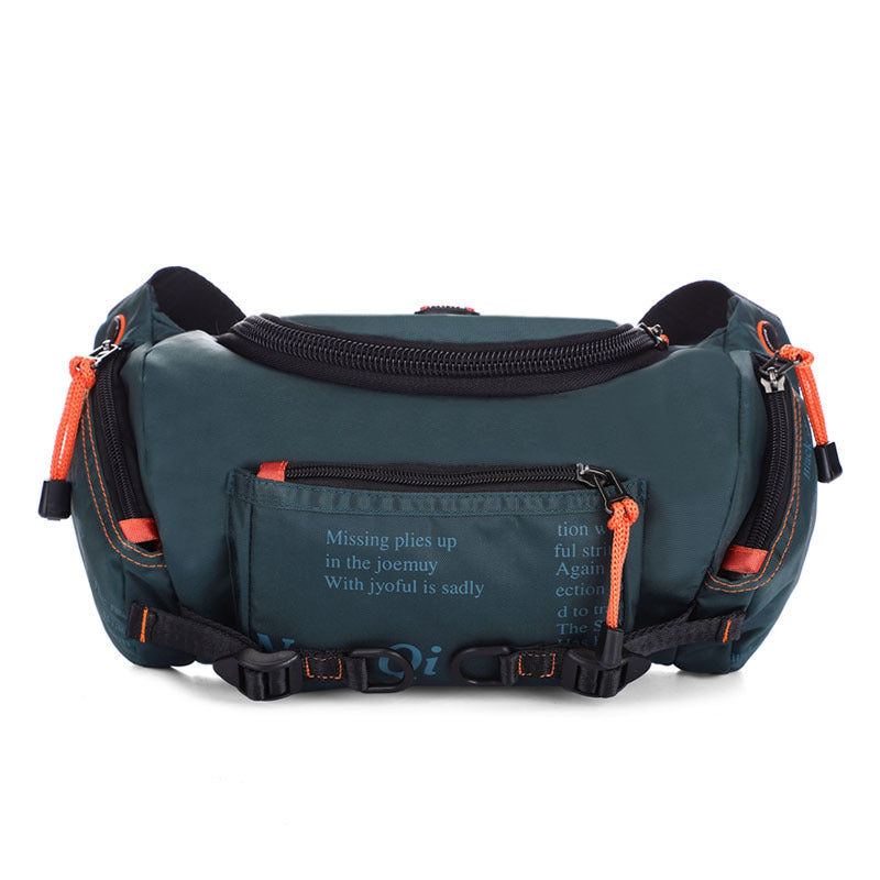 Bandolera multifuncional para hombre, bolso de cintura de gran capacidad para deportes al aire libre y ciclismo informal, escalada de montaña