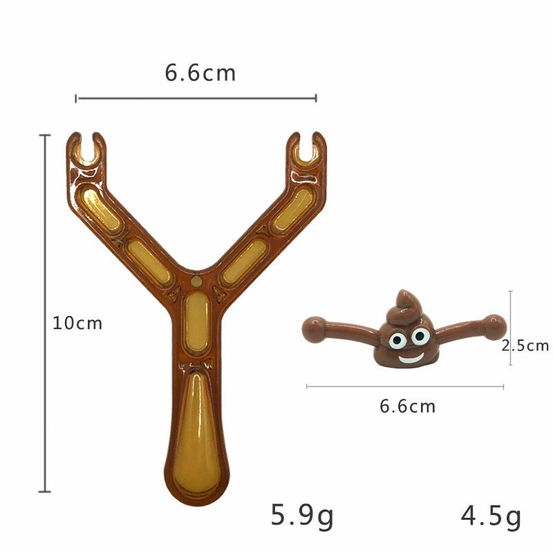 Vent Poop Slingshot Poop Launcher Strange Whole People Traditional Nostalgic Children's Toys