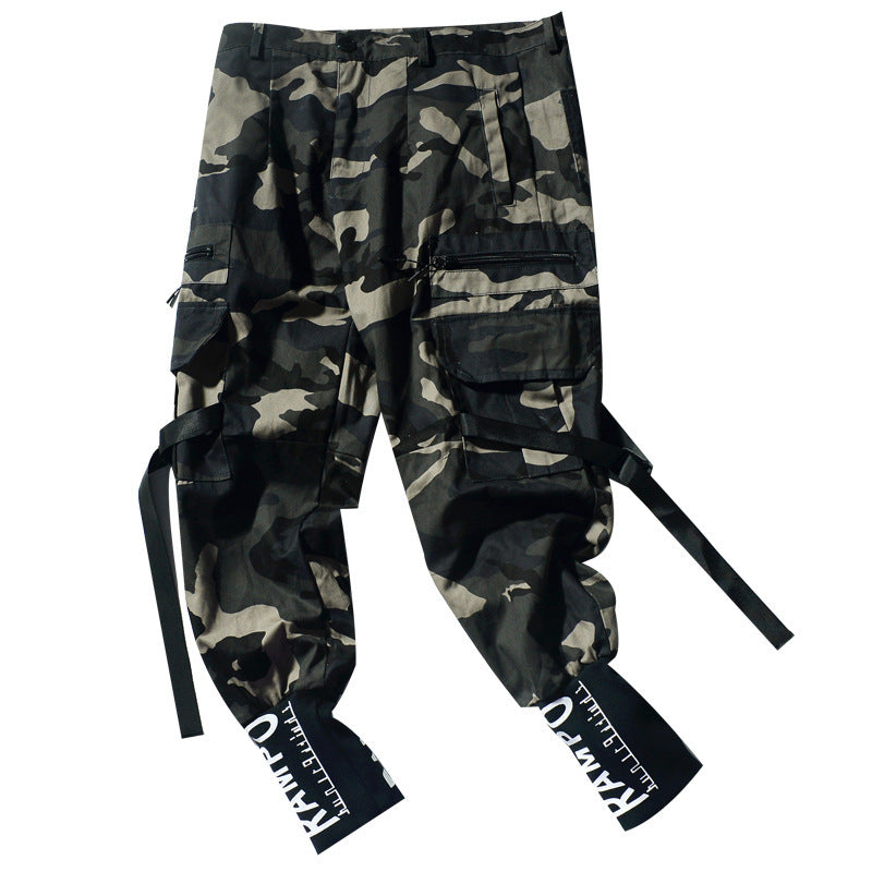 Summer men's camouflage overalls