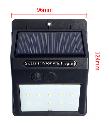 Luz del sensor solar