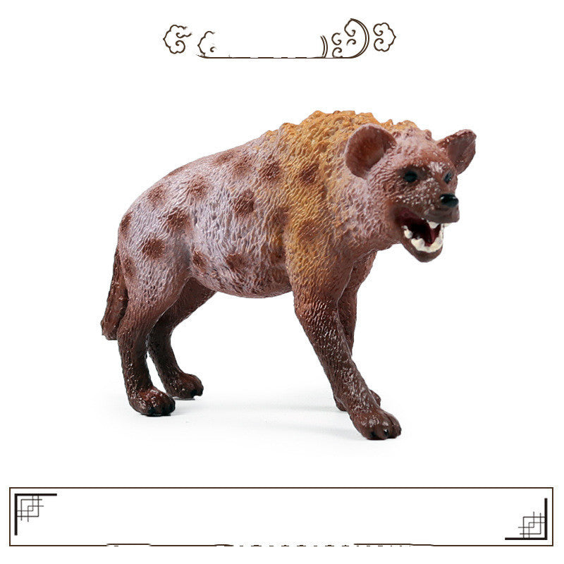 Simulation Zoo Model Toy Hunting Dog Hyena