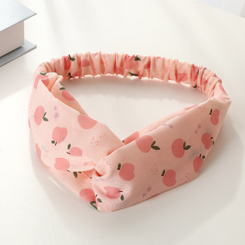 All-match Satin Headband With Wide Side Hair And Headband