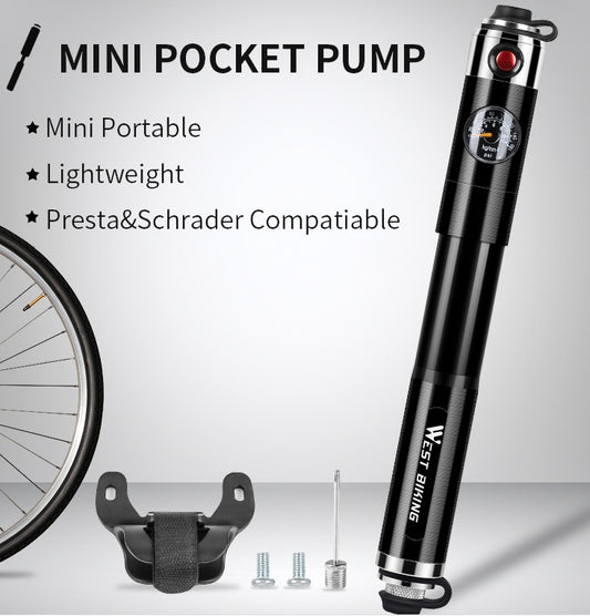 WEST BIKING Bicycle Pump Hand