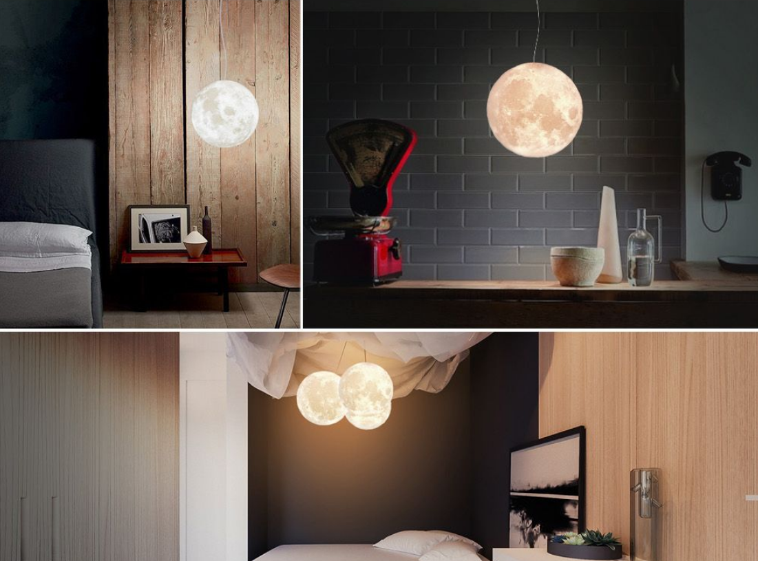 Lámpara de dormitorio con personalidad, lámpara colgante de restaurante 3D de un solo cabezal
