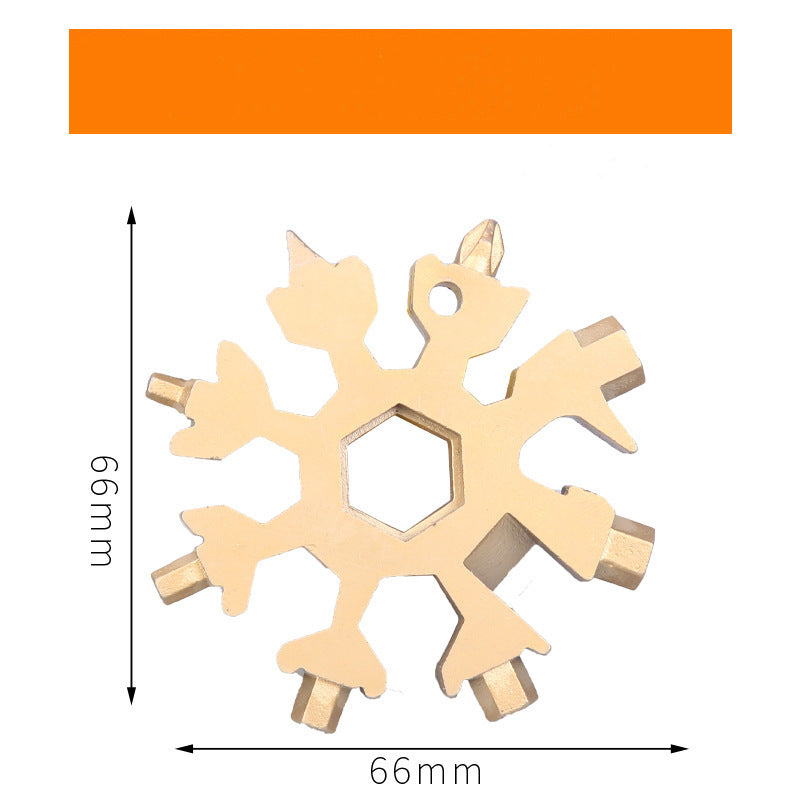 Combinación de tarjeta de herramientas multifunción Snow 18 en uno