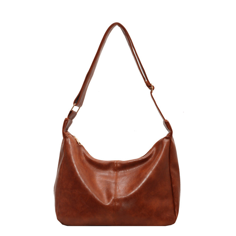 Bolso de hombro de ocio simple para mujer de gran capacidad y todo fósforo