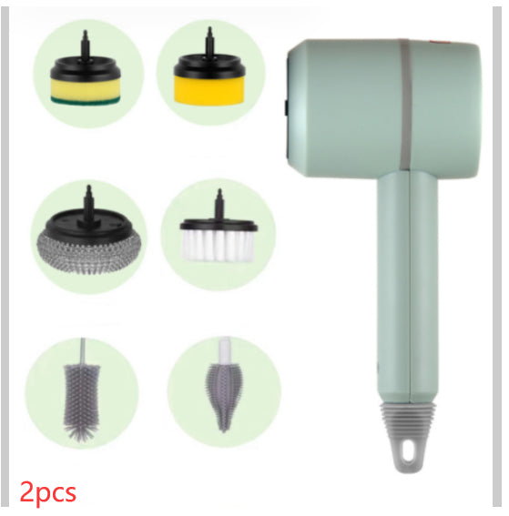 Electric Cleaning Brush Multifunctional Scouring Pad
