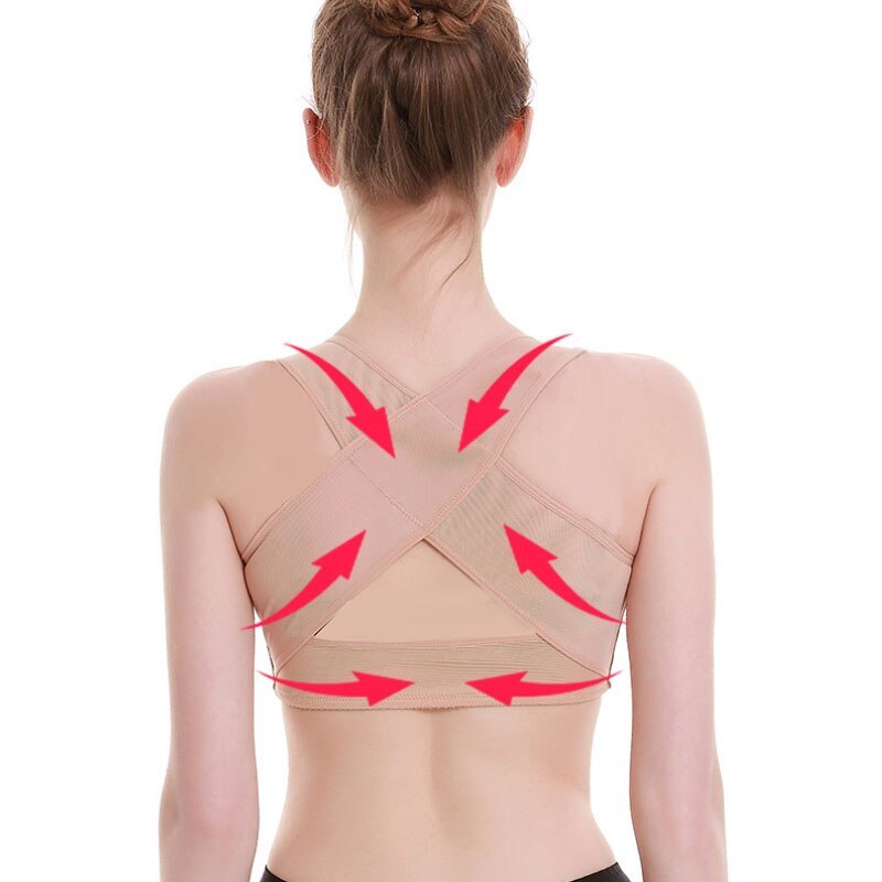 Posture Corrector Belt Back Shoulder Support Brace Band Women Chest Body Shaper Corset Orthopedic Straightener for Health Care