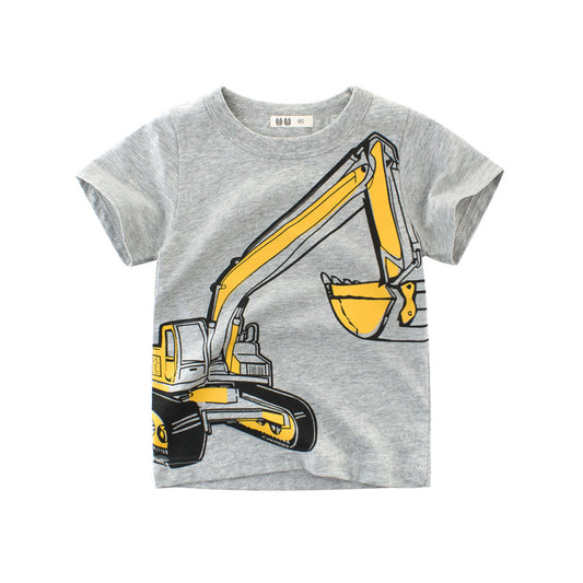 Children''s Wear Summer New Boys T-shirt, Short Sleeve Korean Children''s Clothing, Baby Clothing, A Ready-to-be Factory Direct Selling