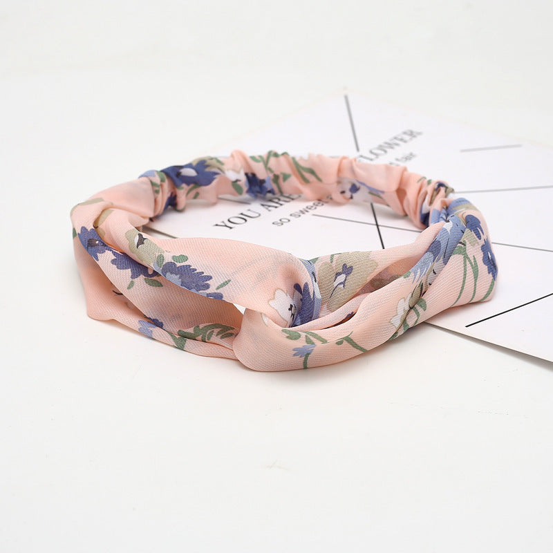 Chiffon silk headband ladies headband