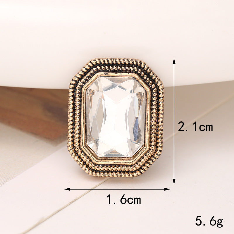 Jeans Button Hole Shoes Diy Accessories Bright Crystal Classic Style Ornament Accessories Upper Pearl Flower