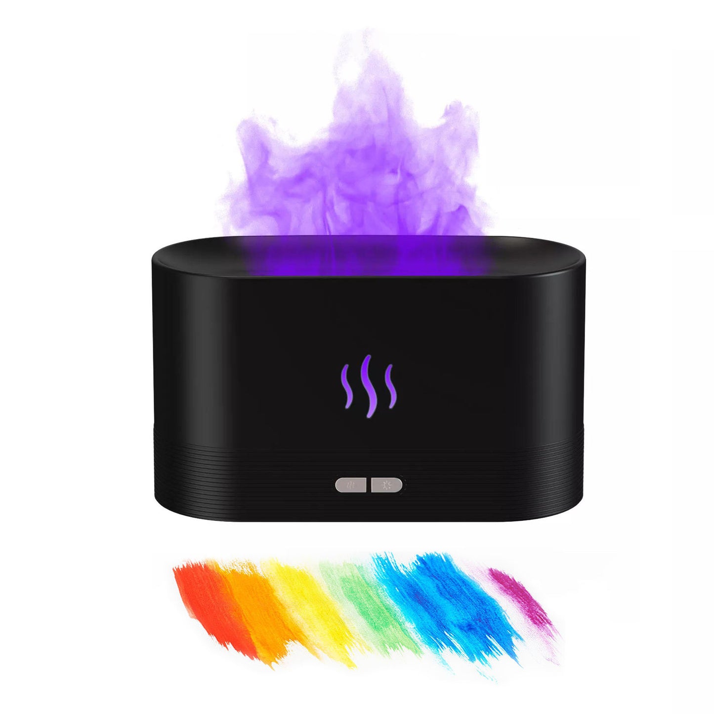 Humidificador de llama ultrasónico USB, difusor de Aroma de llama de fuego de aceite esencial colorido Led RGB, superventas, 2022