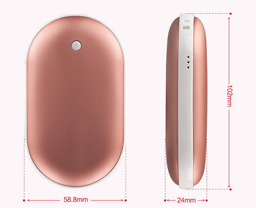 Macaron USB Charging Hand Warmer Power Bank