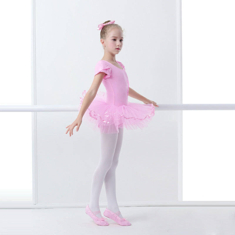 Girls Fashion Dancing Dress Exercise Clothing