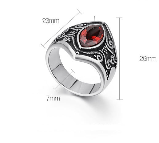 Ruby Men's Ring