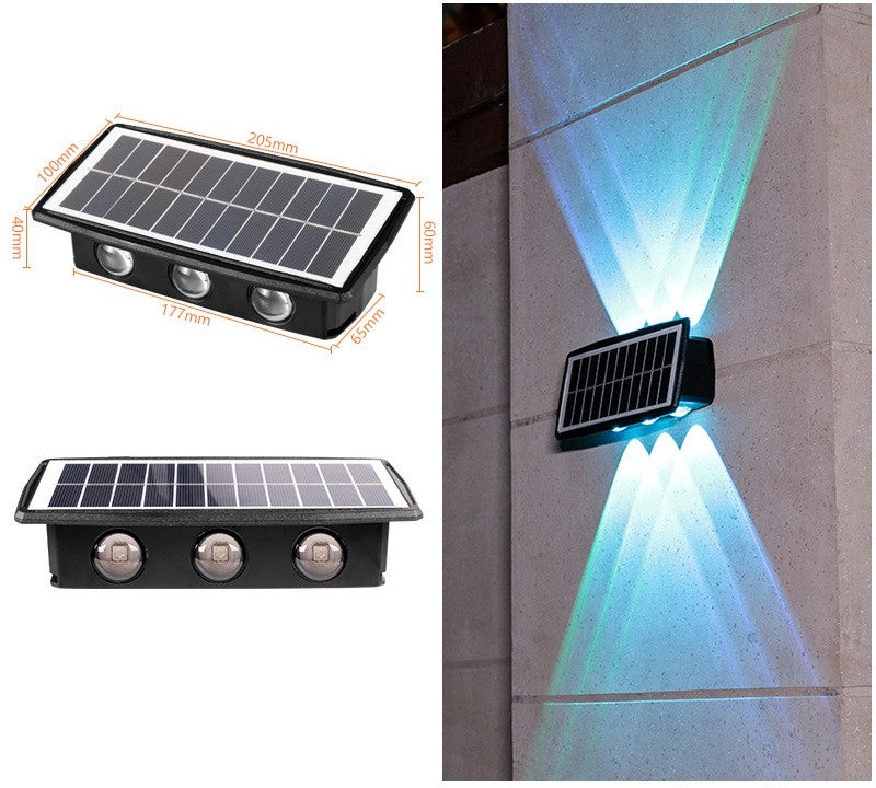 Impermeabilización de luces solares de pared para exteriores