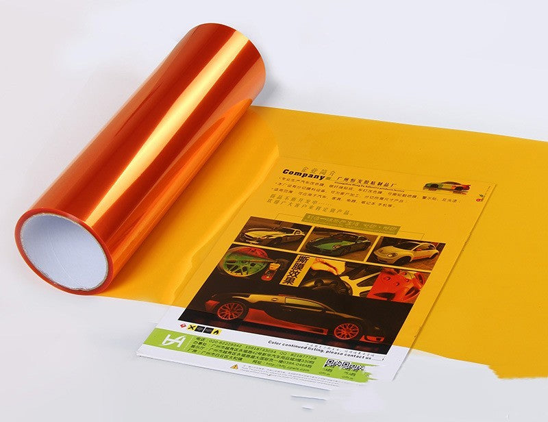 Customized Cutting Vehicle Lamp Film Colorful Auto Film Car Lamp Protective Film