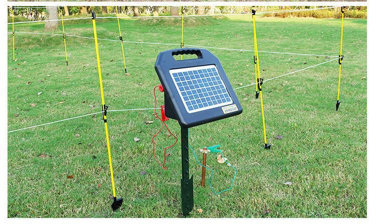 Portable Solar Energy Fence Controller For Easy Livestock Farms