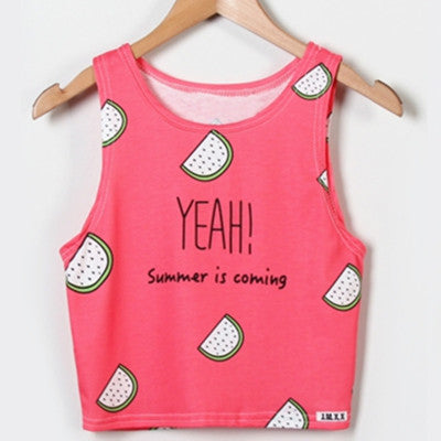 CROP TOP SUMMER BANANE