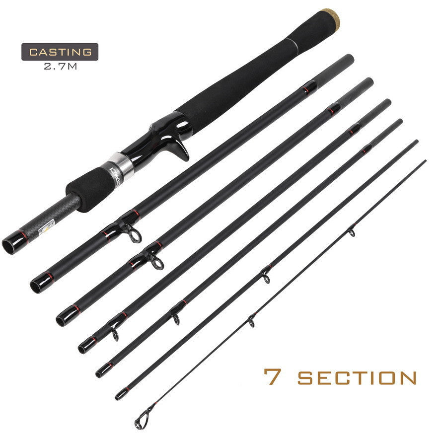 2.1/2.4m M straight gun handle perch sea fishing rod