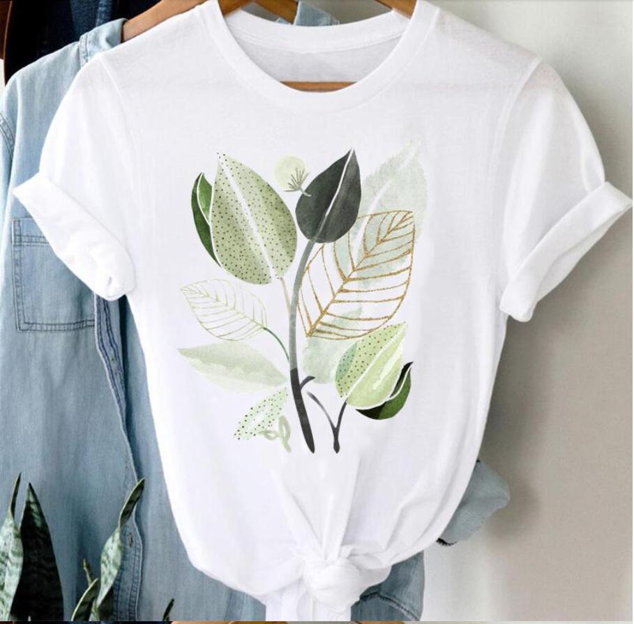 Women's Printed Cartoon Casual T-shirt