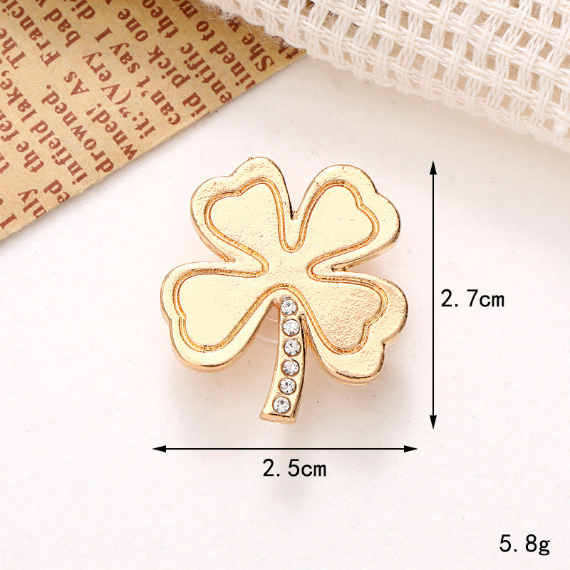 Jeans Button Hole Shoes Diy Accessories Bright Crystal Classic Style Ornament Accessories Upper Pearl Flower