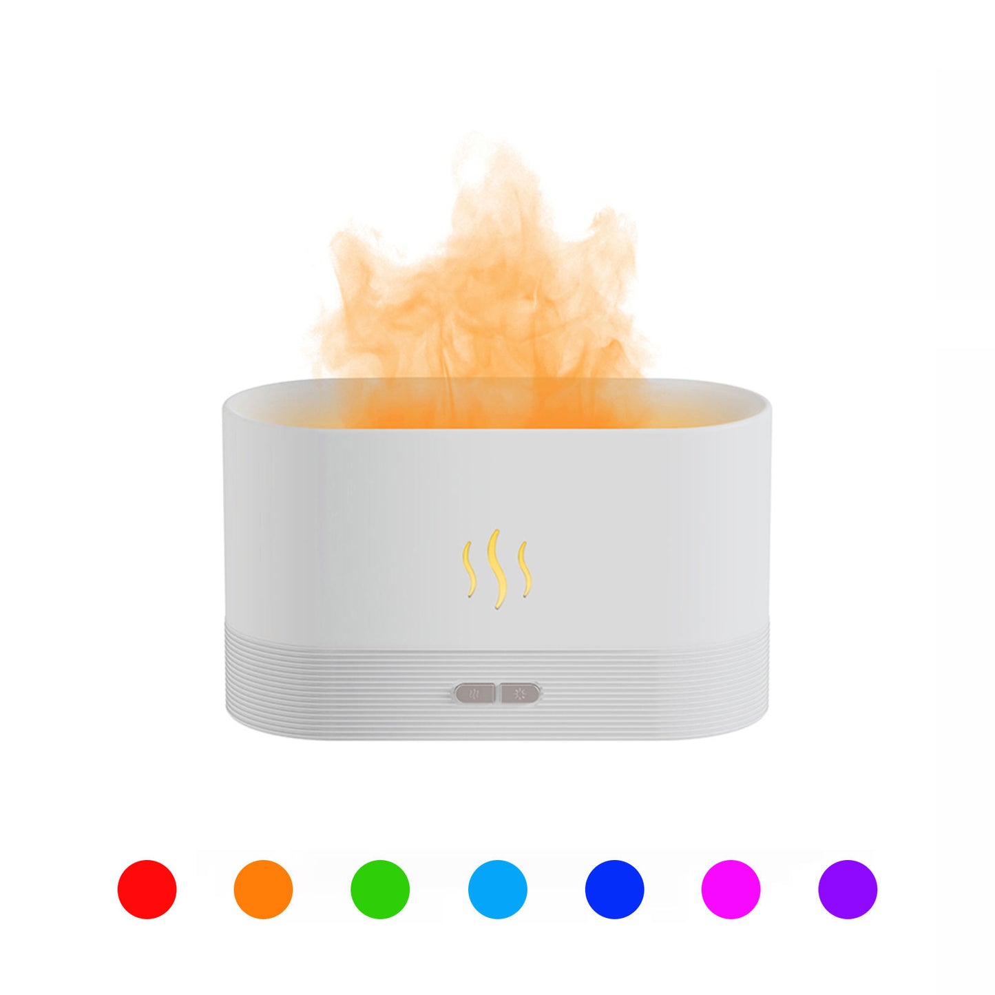 Humidificador de llama ultrasónico USB, difusor de Aroma de llama de fuego de aceite esencial colorido Led RGB, superventas, 2022