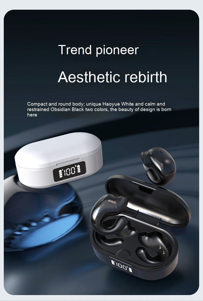 Comfortable For A Long Time Without Pain Clip-on Bluetooth Headset