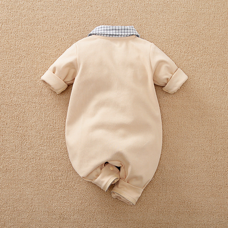 Fake Two Outer Clothing Newborn Clothing Crawl