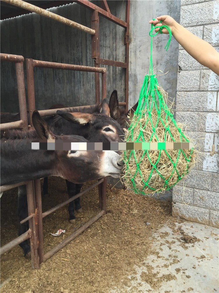 Forage Pocket Feeding Horse Bag Haystack Bag Grass Net Pocket Horse Feed Bag