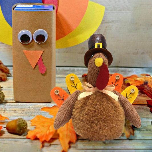 Thanksgiving Decorations Turkey Ornaments Handmade Turkey Muppet