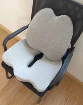 Cojín de asiento de espuma viscoelástica, silla hermosa transpirable para glúteos