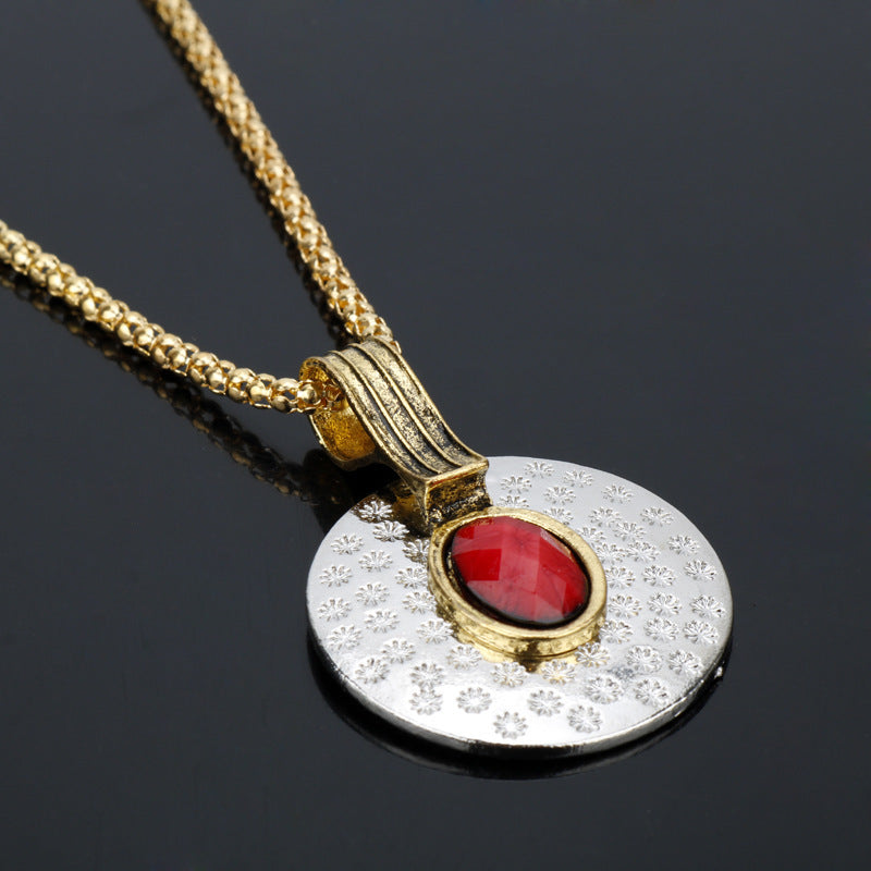 New Ruby Necklace Creative Pendant Jewelry