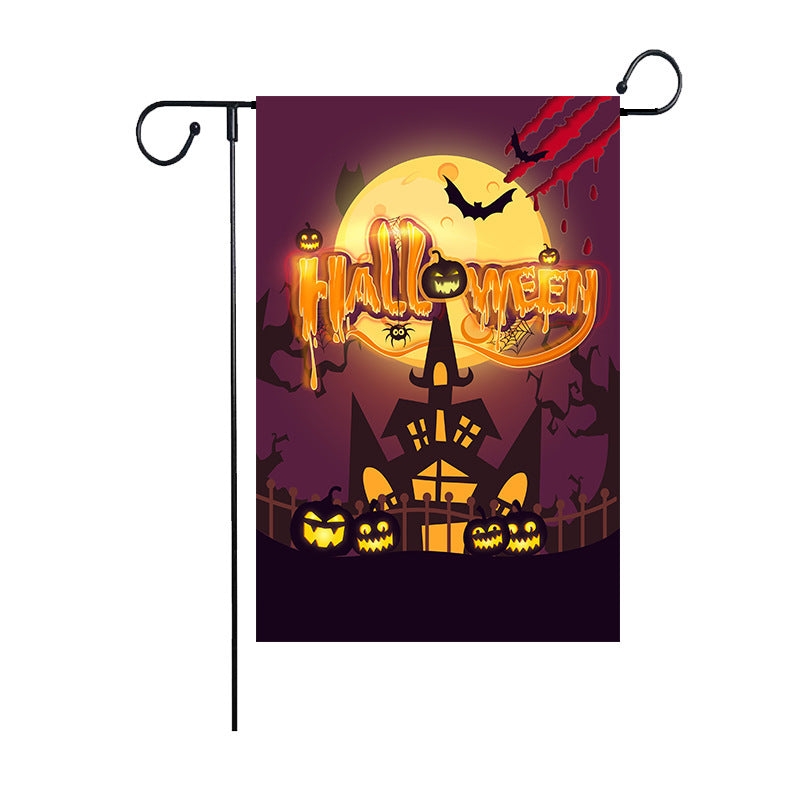 Halloween  Flag Holiday Garden Decoration