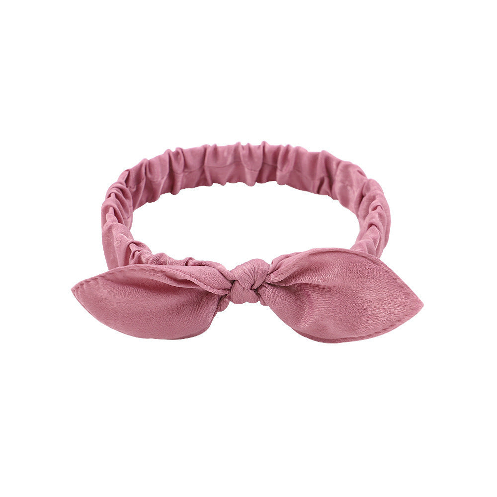 All-match Satin Headband With Wide Side Hair And Headband