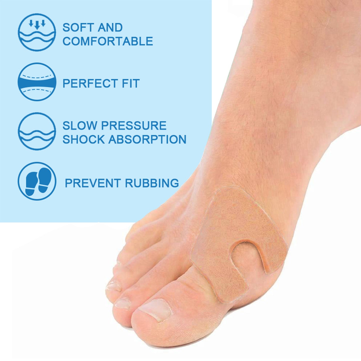 Wear-resistant Forefoot Pad Relieve Pain And Reduce Friction