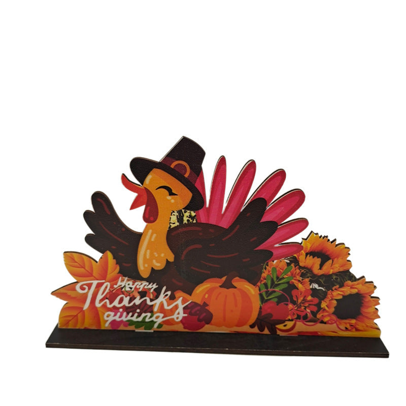 Thanksgiving Wooden Fall Signs Table Decorations Harvest Party Fall Table Centerpieces Autumn Wood Ornaments For Dining Table