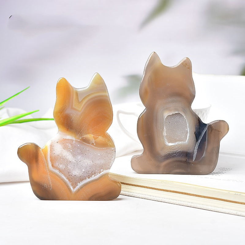 Cure Department Lovely Agate Crystal Cave Cat Home