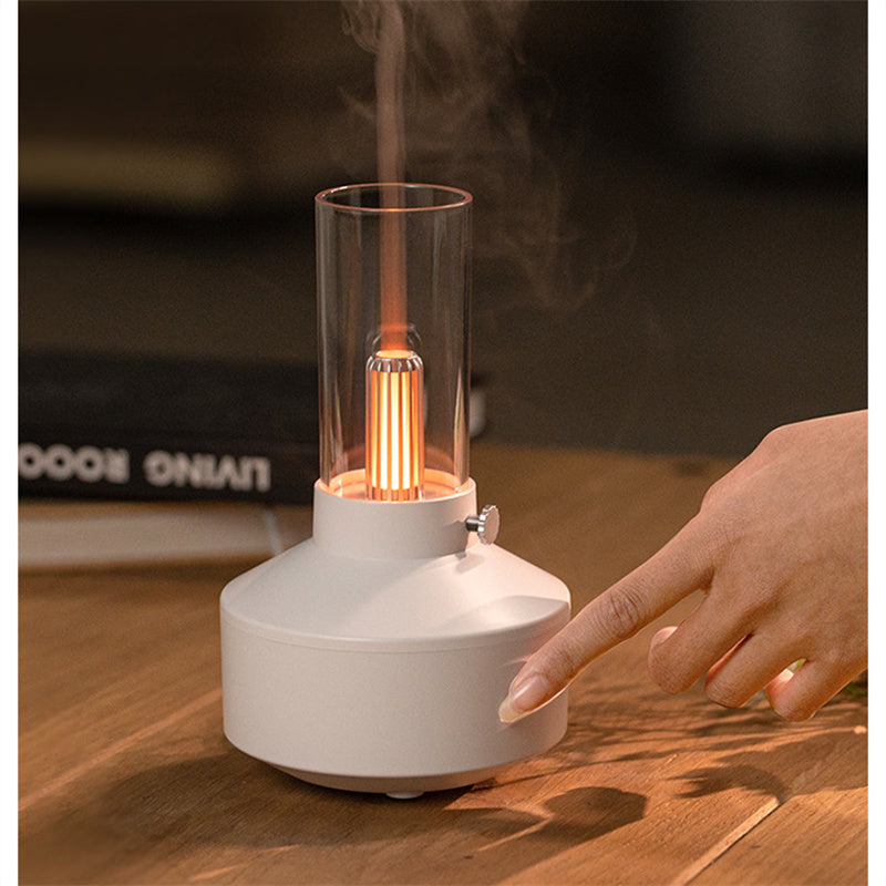 Retro Light Aroma Diffuser Essential Oil LED Light Filament Night Light Air Humidifier For Home